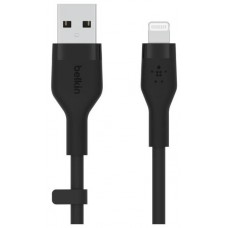 Cable Belkin Caa008bt1mbk Usb-a A Lightning Silicona