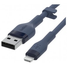Cable Belkin Caa008bt1mbl Usb-a A Lightning Silicona
