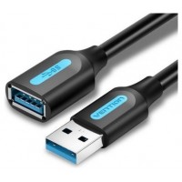 CABLE ALARGADOR USB 3.0 M/H 1 M NEGRO VENTION (Espera 4 dias)