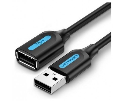 CABLE ALARGADOR USB 2.0 M/H 0.5 M NEGRO VENTION (Espera 4 dias)