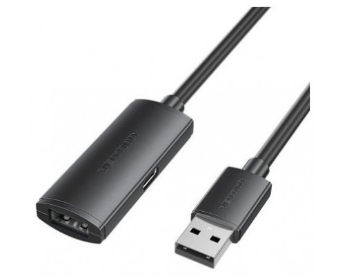 CABLE ALARGADOR USB 2.0 M/H 5 M NEGRO VENTION (Espera 4 dias)