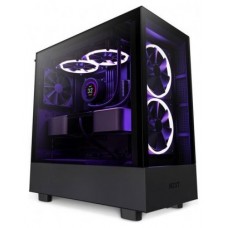 CAJA ATX SEMITORRE NZXT H5 ELITE NEGRA CRISTAL