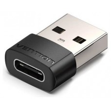 ADAPTADOR USB-A/H A USB-C/M NEGRO VENTION (Espera 4 dias)