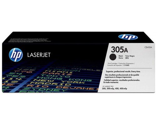 HP Color Laserjet Pro 300/400 Toner Negro 305A. Paginas 2.200
