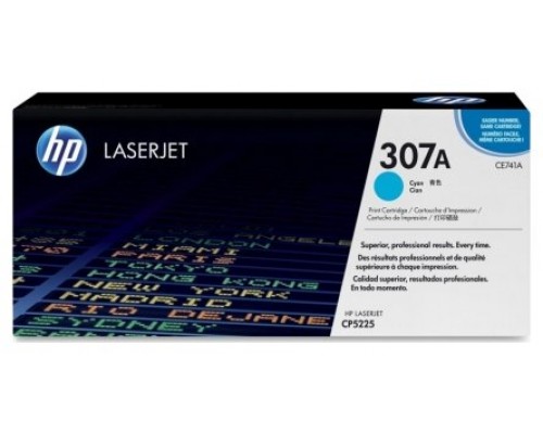 HP LASER CP 5225/N/D Toner CIAN nº307A 7.300 PAGINAS