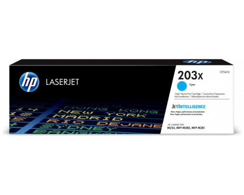 HP LaserJet M254,M280,M281 Toner Cian Alta 203X