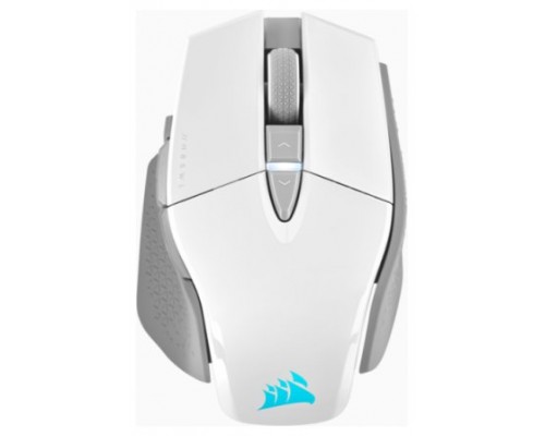 RATON CORSAIR INALAMBRICO GAMING M65 ULTRA RGB BLANCO