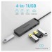 HUB 4 PUERTOS USB 3.0 4xUSB 1xMICRO USB GRIS VENTION (Espera 4 dias)