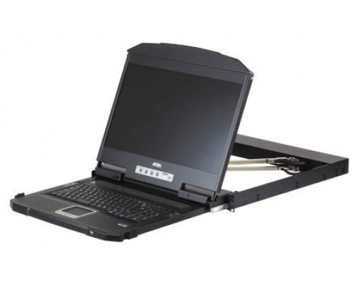 ATEN CL3800NW consola de rack 47 cm (18.5") 1920 x 1080 Pixeles Metal, Plástico Negro 1U (Espera 4 dias)