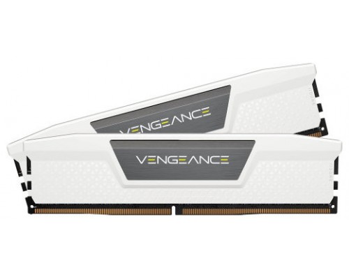 MEMORIA CORSAIR DDR5 32GB 2X16GB PC6400 VENGEANCE BLANCA CMK32GX5M2B6400Z32W (Espera 4 dias)