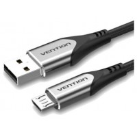 CABLE USB 2.0 A MICRO USB M-M 0.5 M GRIS VENTION (Espera 4 dias)