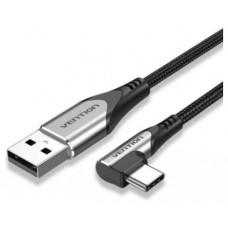 CABLE USB-A A USB-C M-M 270º 0.5 M GRIS VENTION (Espera 4 dias)