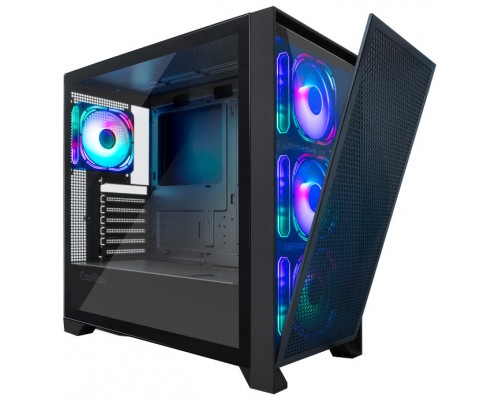 Coolbox Caja Gaming ATX Ge-2000 DualView  S/Fte