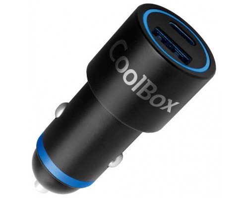 CARGADOR COOLBOX USB COCHE 48W USB-A/USB-C