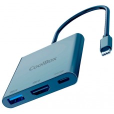 Coolbox MINIDOCK C31 USB-C 1PD100W/1USB-A/1HDMI 4K