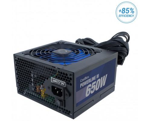 FUENTE ALIMENTACION ATX 650W COOLBOX POWERLINE III