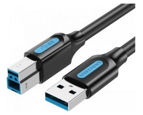 CABLE USB 3.0 TIPO-B/M A USB-A/M 0.5 M NEGRO VENTION (Espera 4 dias)