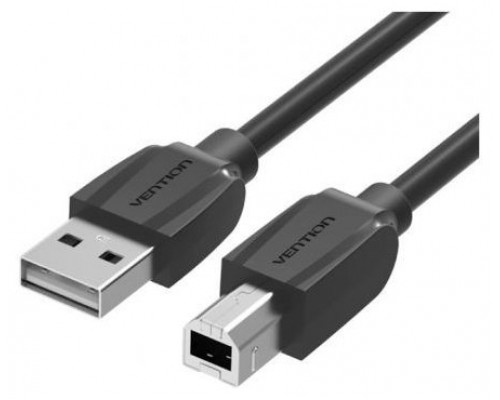 CABLE USB 2.0 IMPRESORA TIPO USB A/M-B/M 1 M NEGRO VENTION (Espera 4 dias)