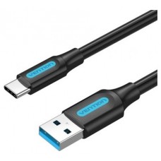 CABLE USB-A 3.0 A USB-C 2 M NEGRO VENTION (Espera 4 dias)