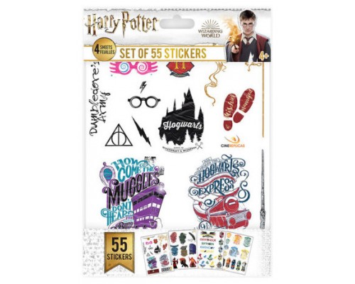 JUEGO DE PEGATINAS HARRY POTTER VARIOS CINEREPLICAS CR5200 (Espera 4 dias)