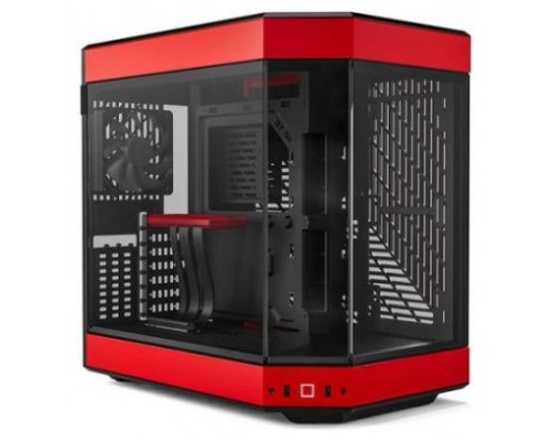 CAJA ATX SEMITORRE HYTE Y60 ROJA CS-HYTE-Y60-BR