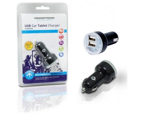 CARGADOR DE COCHE CONCEPTRONIC 5V 2xUSB PARA COCHE