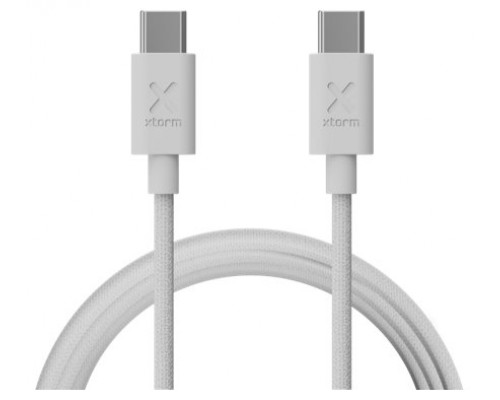 CABLE GO2 USB-C A USB-C PD 100W 1M BLANCO XTORM (Espera 4 dias)