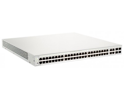 D-LINK SWITCH SMART NUCLIAS CLOUD 52 PUERTOS 10/100/1Gbit w/4 Gbit.SFP 370W PoE+ (Espera 4 dias)