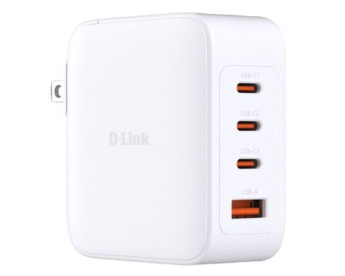 CARGADOR USB GAN DLINK DCP-101 100W PD 3xUSB-C 1xUSB-A CARGADOR USB GAN DLINK DCP-101 100W PD 3xUSB-C 1xUSB-A