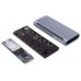 CAJA EXTERNA SSD M.2 NVMe RGB USB3.1 PLATA DEEPGAMING (Espera 4 dias)