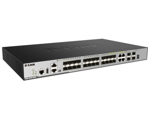 D-Link DGS-3630-28SC Switch L3 24xSFP 4x10GB