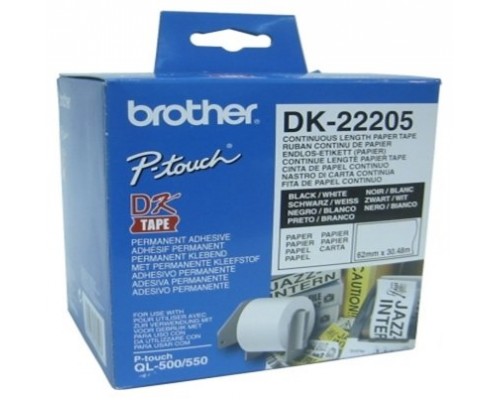 Brother Cinta DK22205 Papel Térmico continuo 62mm