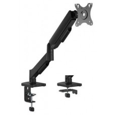 AISENS - SOPORTE DE MESA ECO CONTRAPESO GIRATORIO E INCLINABLE PARA MONITOR/TV 9KG (3 PIVOTES, 1 BRAZO) DE 17-32, NEGRO