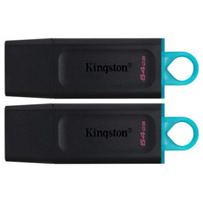 USB 3.2 DataTraveler 2x 64GB EXODIA Negro/Turquesa USB 3.2 DataTraveler 2x 64GB EXODIA Negro/Turquesa