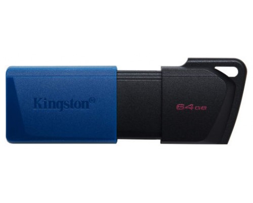 Kingston Technology DataTraveler Exodia M unidad flash USB 64 GB USB tipo A 3.2 Gen 1 (3.1 Gen 1) Negro, Azul (Espera 4 dias)