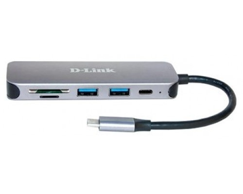 D-Link DUB-2325 5-in-1 USB-C Hub Card Reader