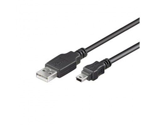CABLE USB 2.0 A A B MINI M/M DE 1,8 METROS.