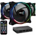 PACK 3xVENTILADORES + HUB H66F  Y CONTROL REMOTO