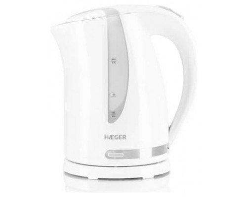 HERVIDOR ELECTRICO WHITENESS 1.7L 2200W BLANCO HAEGER (Espera 4 dias)