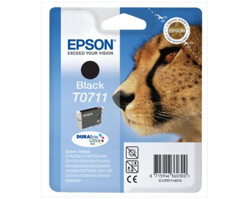 TINTA EPSON C13T07114012 T0711 NEGRO (Espera 4 dias)