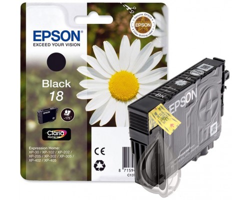 TINTA EPSON C13T18014012 Nº 18 NEGRO (Espera 4 dias)