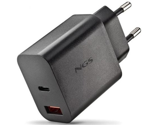 NGS CARGADOR GAN ULTRARAPIDO 20W USB-C+ USB-A NGS CARGADOR GAN ULTRARAPIDO 20W USB-C+ USB-A