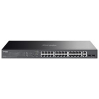 TP-LINK ES228GP OMADA 28-PORT GIGABIT EASY MANAGED SWITCH WITH 24-PORT POE+ PORT: 24× GIGABIT POE+ PORTS, 2X GIGABIT NON-POE PORTS, 2× GIGABIT SFP PORTS (Espera 4 dias) TP-LINK ES228GP OMADA 28-PORT GIGABIT EASY MANAGED SWITCH WITH 24-PORT POE+ PORT: 24× GIGABIT POE+ PORTS, 2X GIGABIT NON-POE PORTS, 2× GIGABIT SFP PORTS (Espera 4 dias)