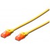 Ewent EW-6U-005 cable de red Amarillo 0,5 m Cat6 U/UTP (UTP) (Espera 4 dias)