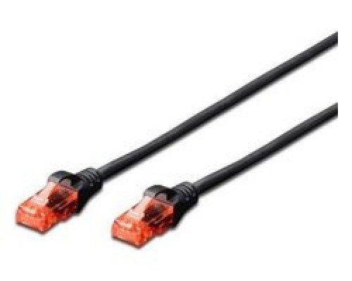 Ewent EW-6U-030 cable de red Negro 3 m Cat6 U/UTP (UTP) (Espera 4 dias)
