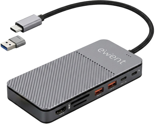 EWENT EW1156 8en1 Estación acopl. USB-C Caja SSD EWENT EW1156 8en1 Estación acopl. USB-C Caja SSD