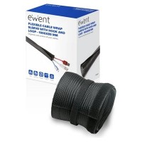 Ewent EW1557 organizador de cables Universal Pasacables Negro 1 pieza(s) (Espera 4 dias)