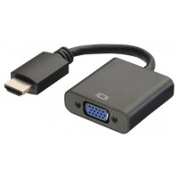 CABLE CONVERTIDOR EWENT HDMI MACHO - VGA HEMBRA CON AUDIO 0,15 METROS