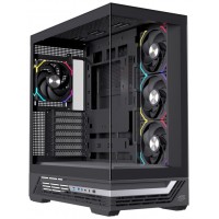 CAJA ATX SEMITORRE EINAREX S800 RGB 4 FANS NEGRA
