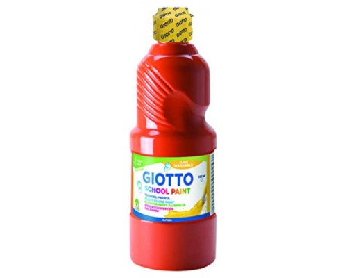 Giotto Témpera Escolar 500 ml Botella Rojo (Espera 4 dias)